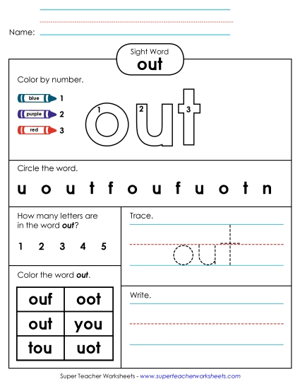 Worksheet 4: Out