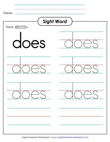 Trace the Word: Does