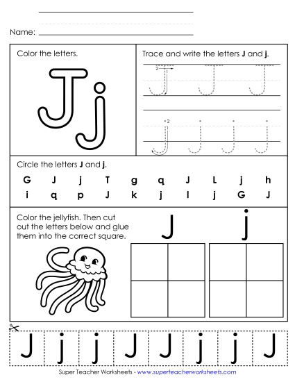 Letter J - Mixed Skills (Basic)