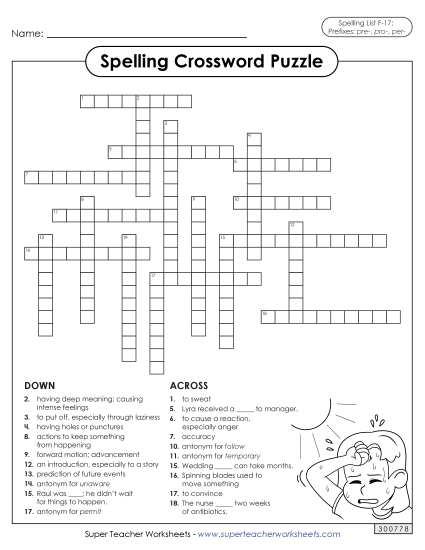 Crossword (F-17)