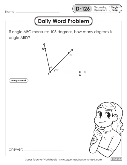 Daily Word Problems <br>D-126 through D-130