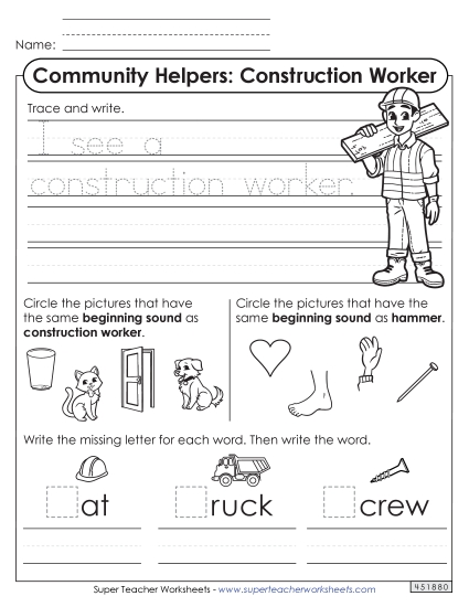 Mixed Literacy Skills: Construction Worker