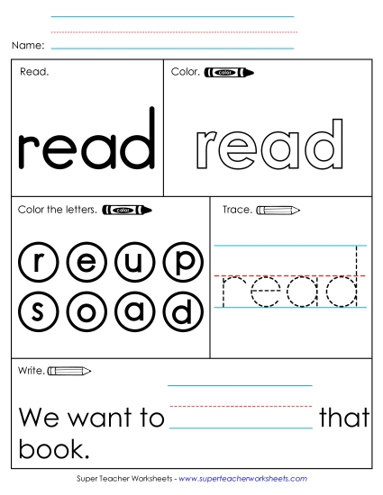 Read (Sight Word)