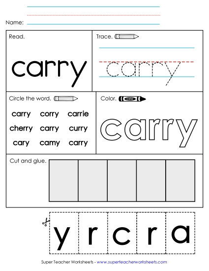 Worksheet 2: Carry