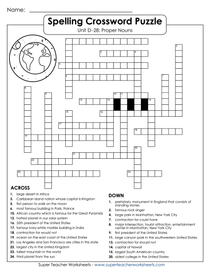 Crossword (D-28)