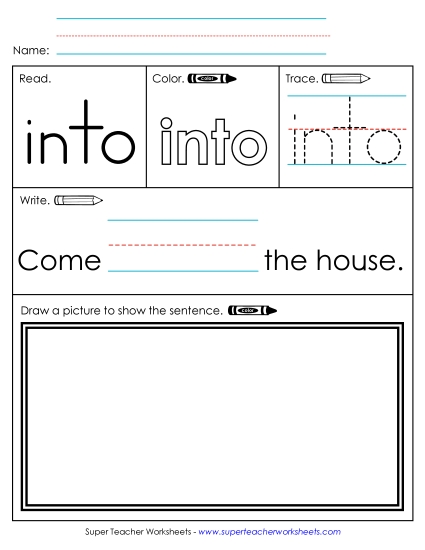 Worksheet 3: Into