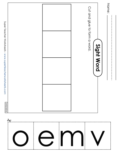 Large Cut-and-Glue: Move