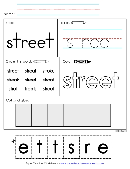 Worksheet 2: Street