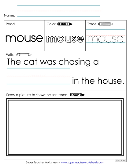 Worksheet 3: Mouse