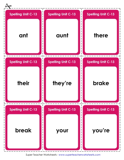 Flashcards (C-13)
