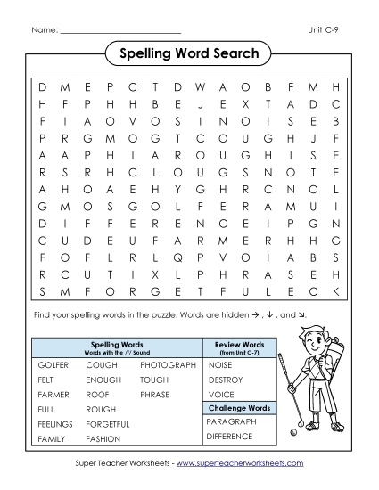 Word Search (C-9)