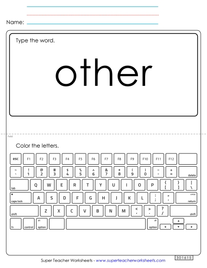 Type the Word: Other