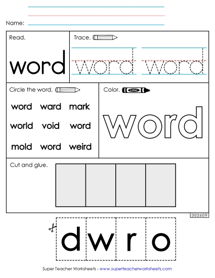 Worksheet 2: Word