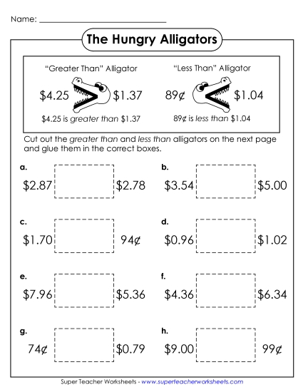Comparing w/ Alligators