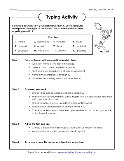 Typing Sentences (D-5)