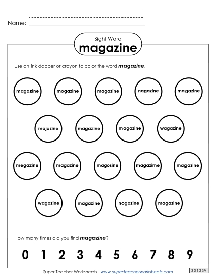 Dab or Color: Magazine