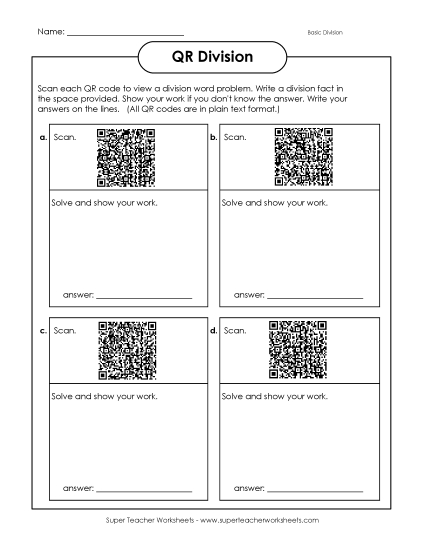 Division Word Problems (Basic)
