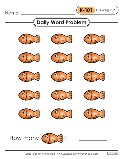 Daily Word Problems <br>K-101 through K-105