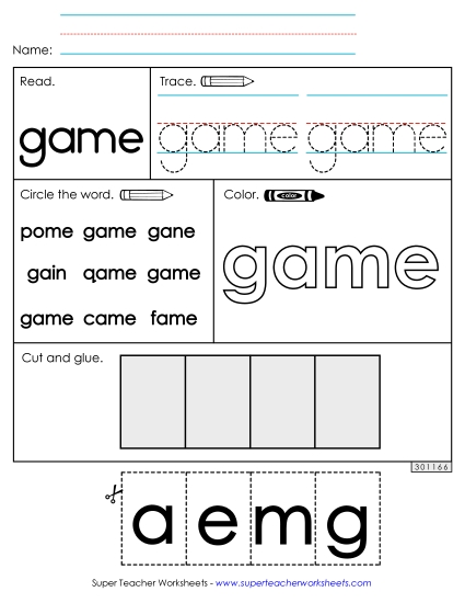 Worksheet 2: Game