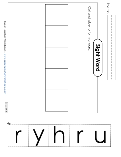 Large Cut-and-Glue: Hurry