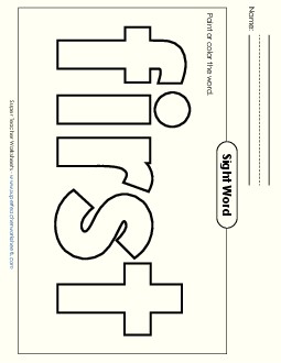 Paint or Color: First