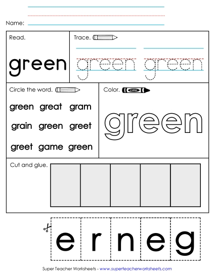 Worksheet 2: Green