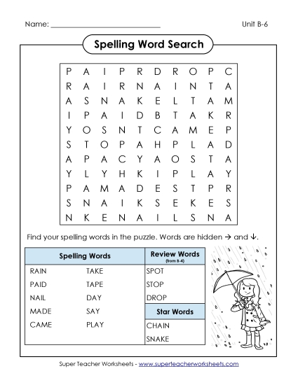 Word Search (B-6)