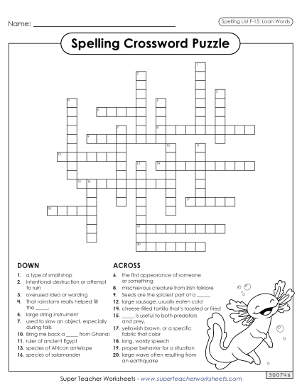 Crossword (F-15)