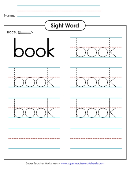 Trace the Word: Book