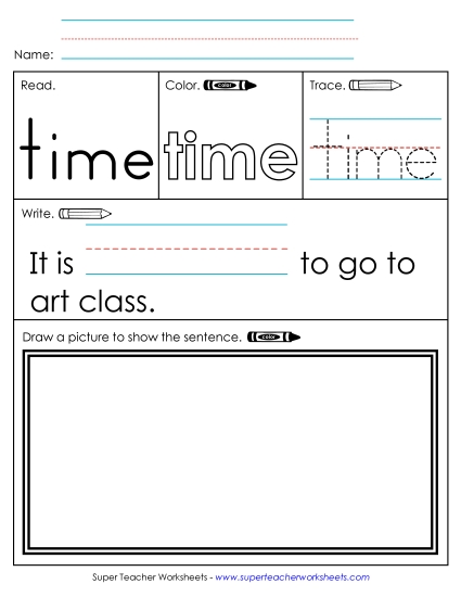 Time (Sight Word)