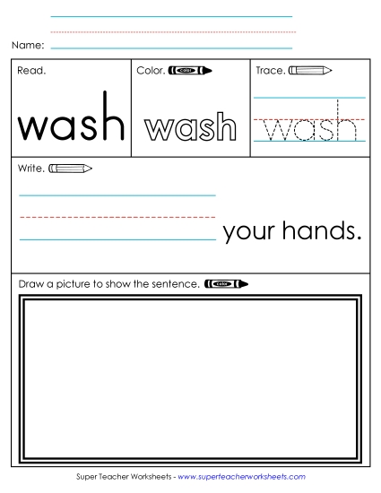 Worksheet 3: Wash