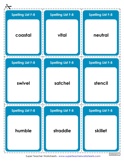 Flashcards (F-8)