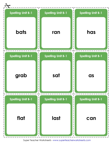 Flashcards (B-1)