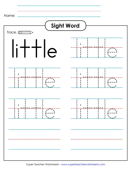 Trace the Word: Little
