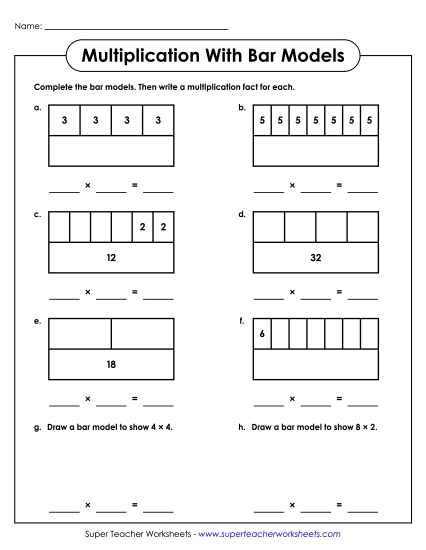Multiplication with Bar Models