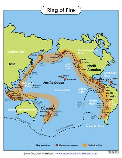 Ring of Fire Map