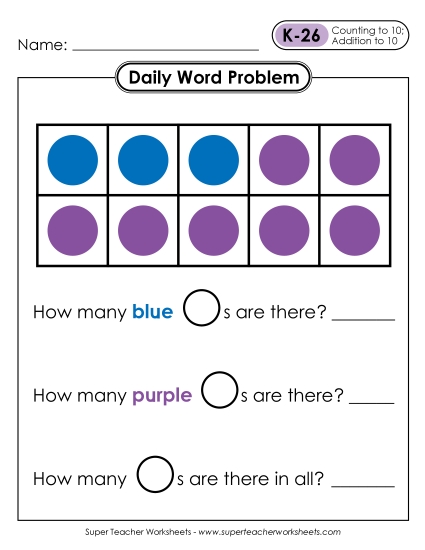 Daily Word Problems<br>K-26 through K-30