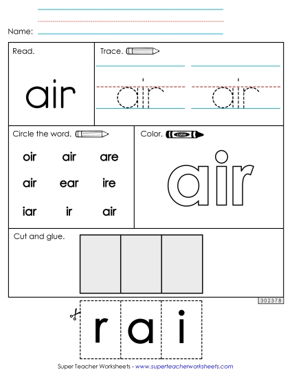 Worksheet 2: Air