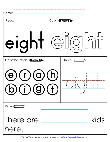 Worksheet 1: Eight