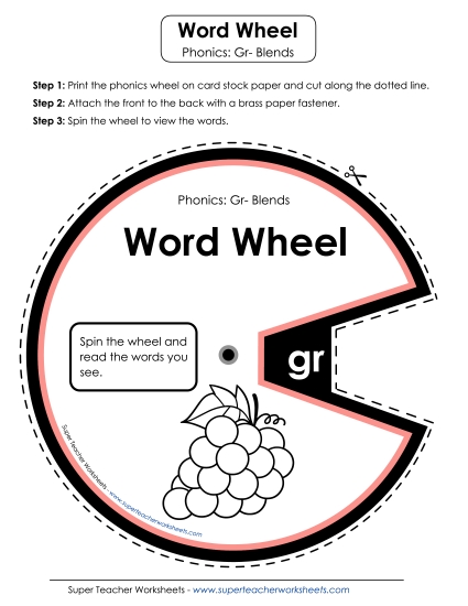 Word Wheel (Gr- Words)