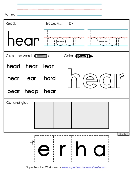 Worksheet 2: Hear
