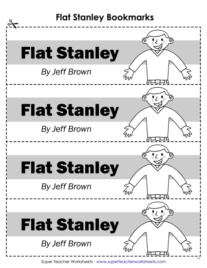 Flat Stanley Bookmarks
