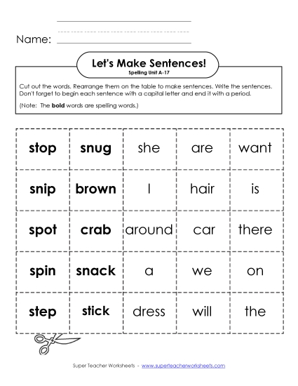 Let\'s Build Sentences (A-17)