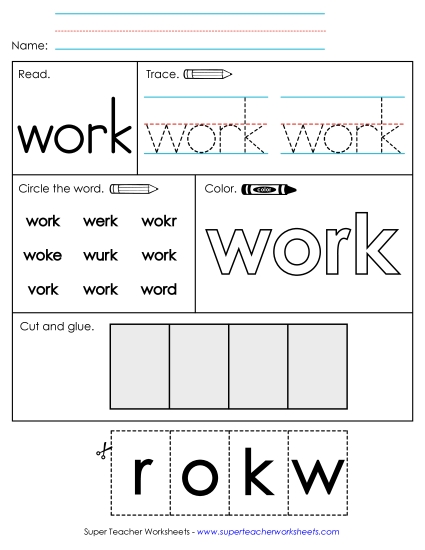 Worksheet 2: Work