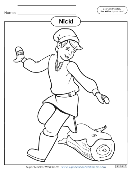 Nicki Coloring Page