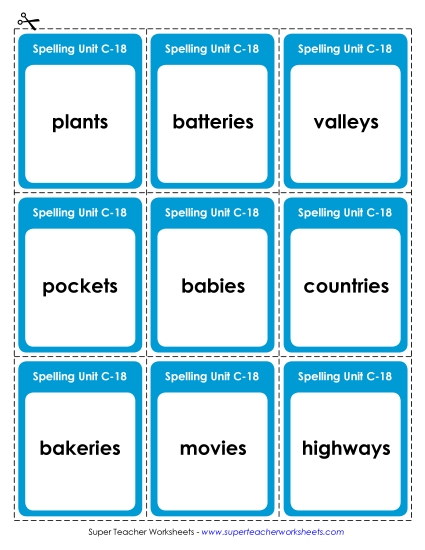 Flashcards (C-18)