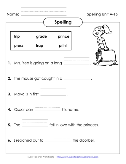 Complete the Sentences (A-16)