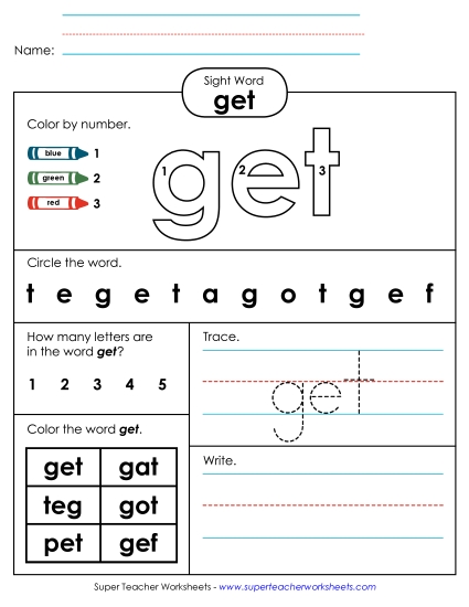 Worksheet 4: Get