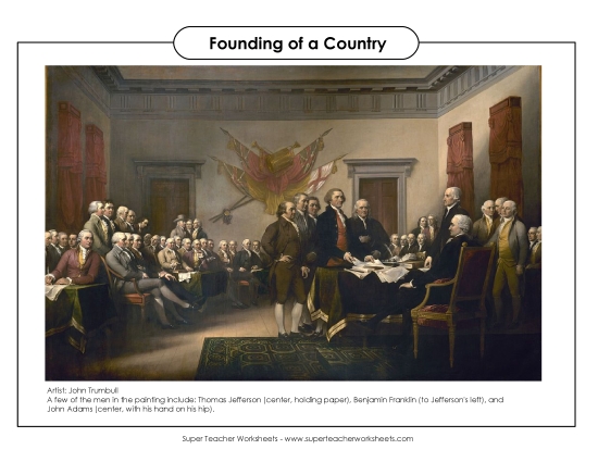 Artwork Analysis: Founding of a Country