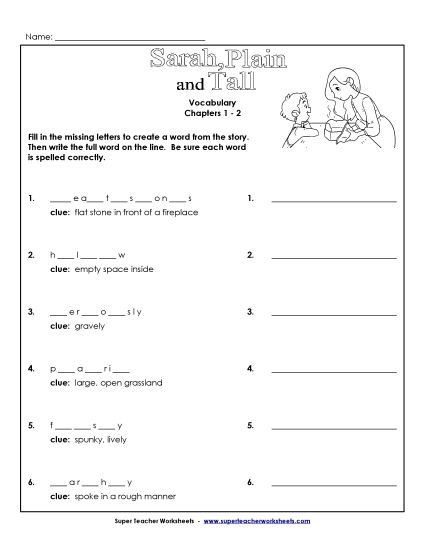 Vocabulary for Chapters 1-2
